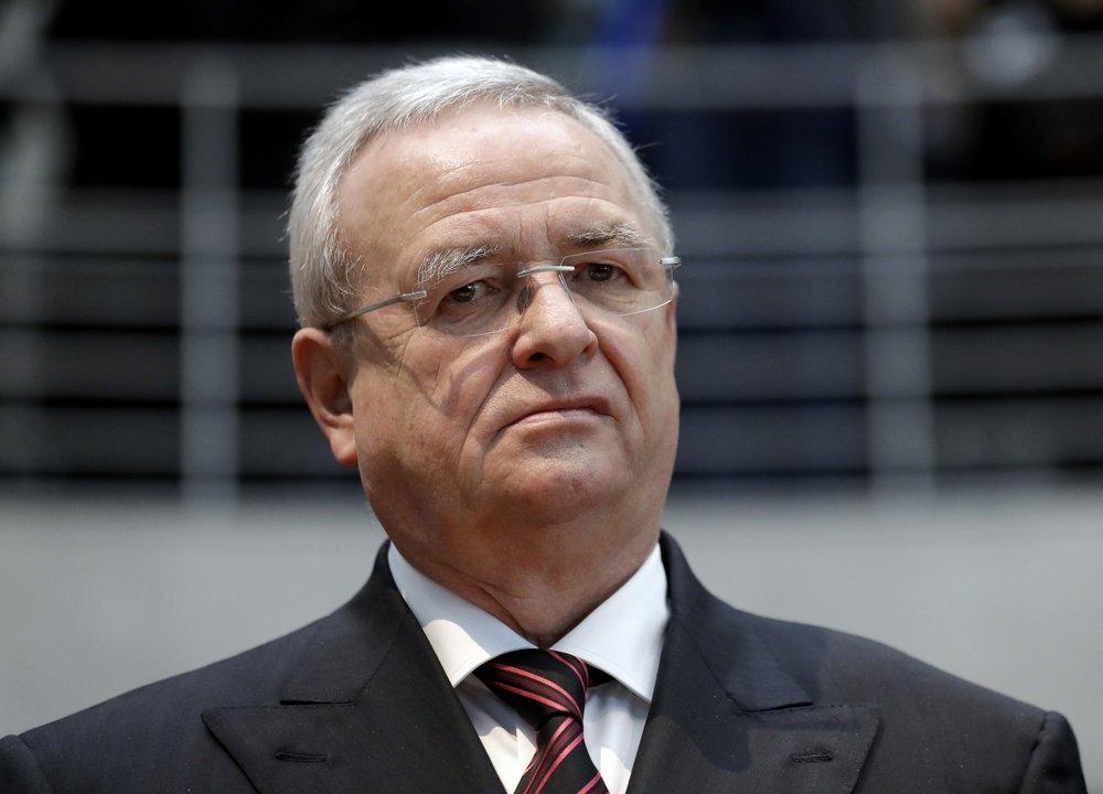 FILE - In this Thursday, Jan. 19, 2017 file photo Martin Winterkorn, former CEO of the German car manufacturer Volkswagen , arrives for a questioning at an investigation committee of the German federal parliament in Berlin, Germany. A German court has ruled that former Volkswagen CEO Martin Winterkorn must face trial on a second set of charges related to the company s diesel emissions scandal, these ones related to alleged market manipulation. (AP Photo/Michael Sohn, file)